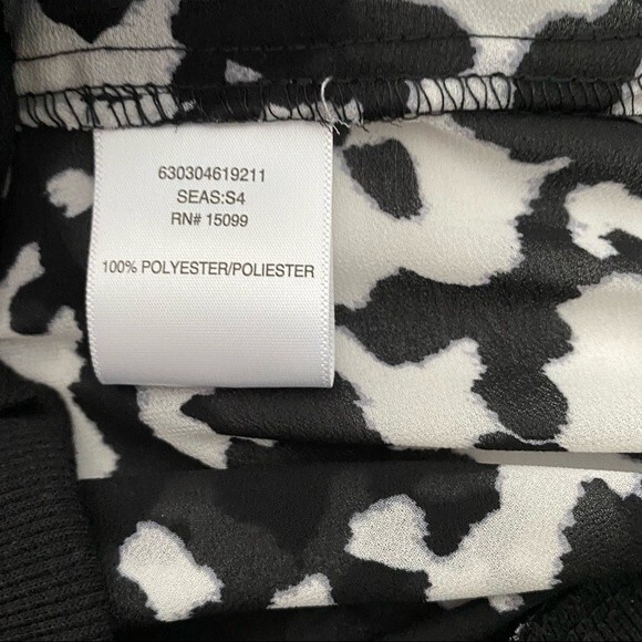 Bongo Zebra Animal Print Moto Biker Bomber Vintage Lightweight Jacket Size L - Picture 14 of 14